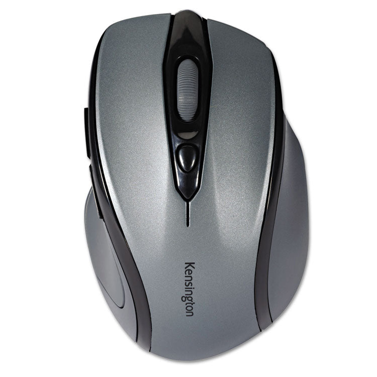 Kensington® Pro Fit Mid-Size Wireless Mouse, 2.4 GHz Frequency/30 ft Wireless Range, Right Hand Use, Gray (KMW72423) Each