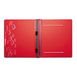 Charles Leonard® VariCap Expandable Binder, 2 Posts, 6" Capacity, 11 x 8.5, Red (LEO61603) Each