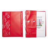 Charles Leonard® VariCap Expandable Binder, 2 Posts, 6" Capacity, 11 x 8.5, Red (LEO61603) Each