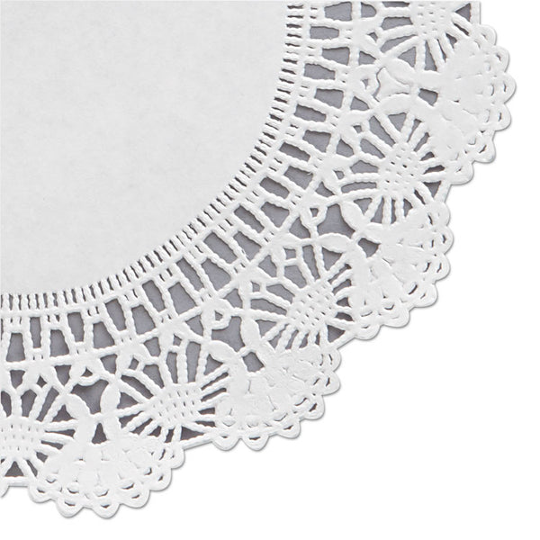 Hoffmaster® Cambridge Lace Doilies, Round, 8", White, 1,000/Carton (HFM500236)