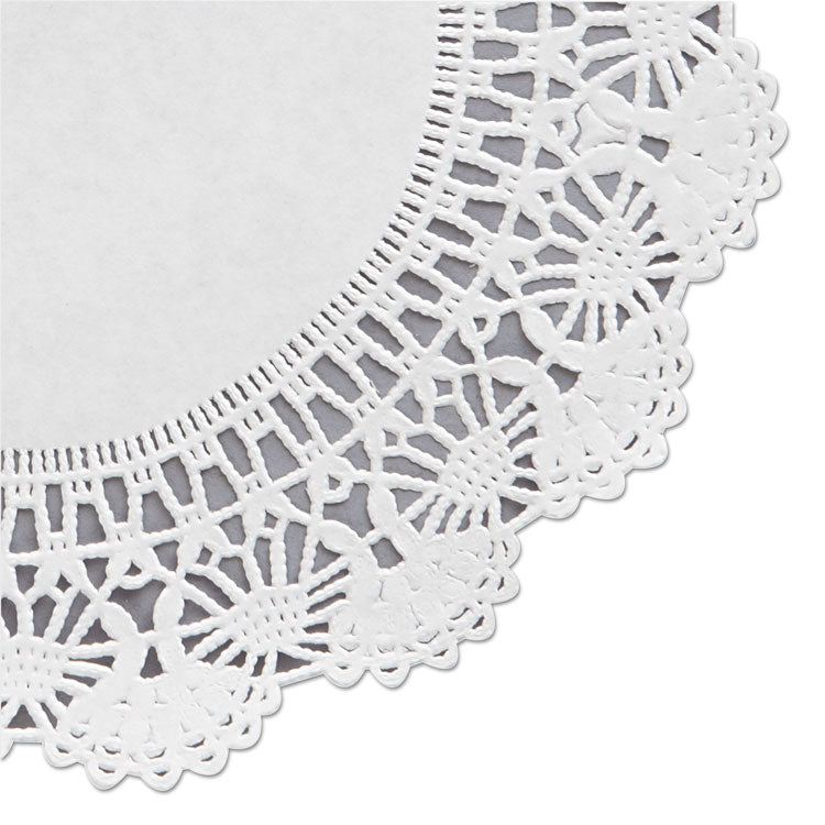 Hoffmaster® Cambridge Lace Doilies, Round, 8", White, 1,000/Carton (HFM500236) Case of 1000