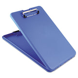 Saunders SlimMate Storage Clipboard, 0.5" Clip Capacity, Holds 8.5 x 11 Sheets, Blue (SAU00559) Each