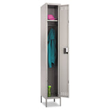 Safco® Single-Tier Locker, 12w x 18d x 78h, Two-Tone Gray (SAF5522GR)