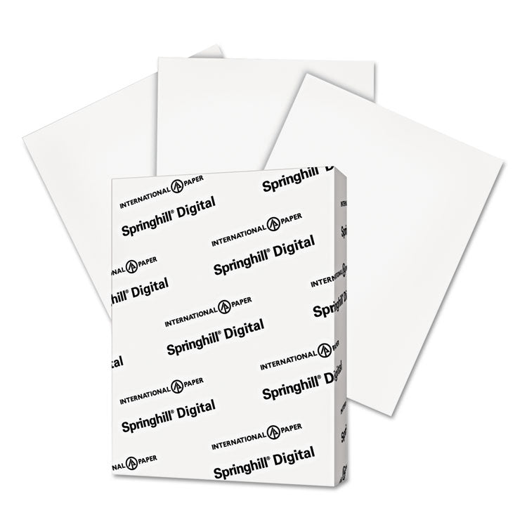 Springhill® Digital Index White Card Stock, 92 Bright, 110 lb Index Weight, 8.5 x 11, White, 250/Pack (SGH015300) Pack of 250