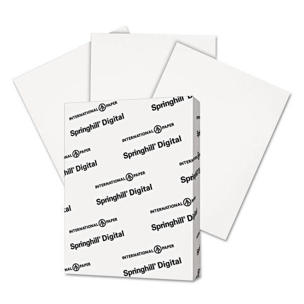 Springhill® Digital Index White Card Stock, 92 Bright, 90 lb Index Weight, 8.5 x 11, White, 250/Pack (SGH015101)