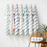 Hospeco® Las Rayas Beach Towel 30x60 Blue, 4/Pack (HOSBT-HS3060-15BL) Pack of 4
