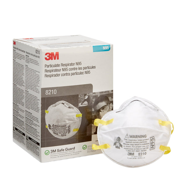 3M™ Particulate Respirator Mask Industrial N95 Not Rated Elastic Strap One Size Fits Most (794716_CS) 160/CS