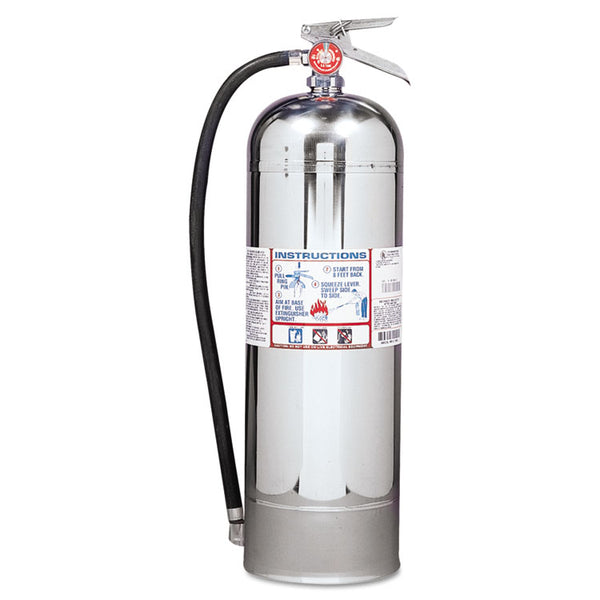 Kidde ProPlus 2.5 W H2O Fire Extinguisher, 2-A, 2.5 gal, 20.86 lb (KID466403)