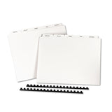 Avery® Customizable Print-On Dividers, Unpunched, For Xerox 5090 Copiers, 5-Tab, 11 x 8.5, White, 30 Sets (AVE20405)