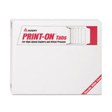 Avery® Customizable Print-On Dividers, Unpunched, For Xerox 5090 Copiers, 5-Tab, 11 x 8.5, White, 30 Sets (AVE20405)