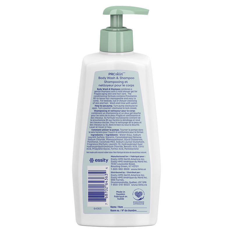 TENA® ProSkin™ Shampoo and Body Wash 16.9 oz. Pump Bottle Scented (931618_EA) 1/EA