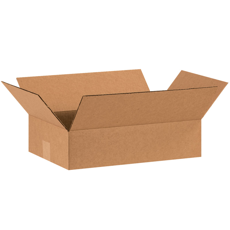 16 x 10 x 4" Flat Corrugated Boxes (16104) Bundle Of 25