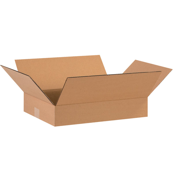 16 x 12 x 3" Flat Corrugated Boxes (16123) Bundle Of 25