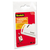 Scotch™ Laminating Pouches, 5 mil, 2.25" x 4.25", Gloss Clear, 10/Pack (MMMTP585210)