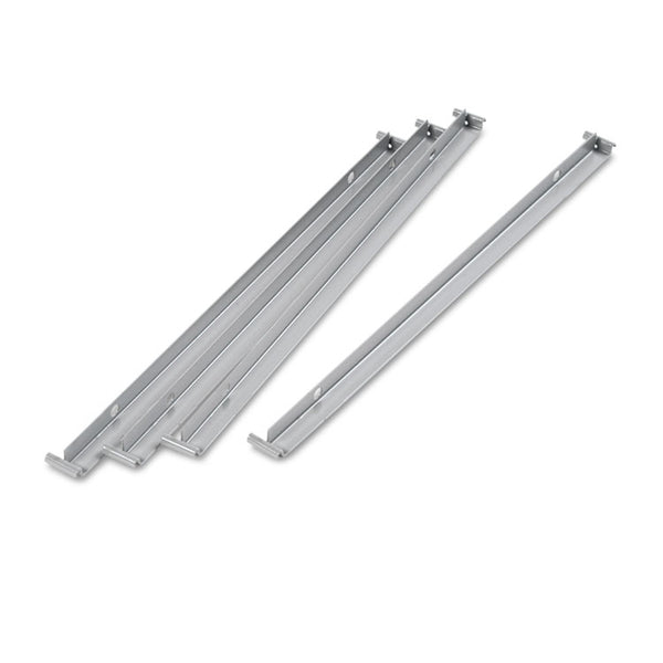 Alera® Two Row Hangrails for Alera 30" and 36" Wide Lateral Files, Aluminum, 4/Pack (ALEHLF3036)