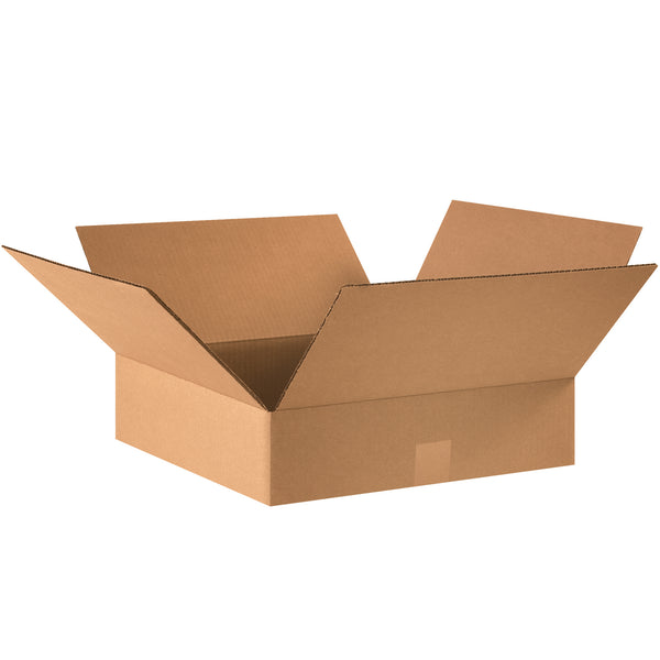 16 x 16 x 4" Flat Corrugated Boxes (16164) Bundle Of 25