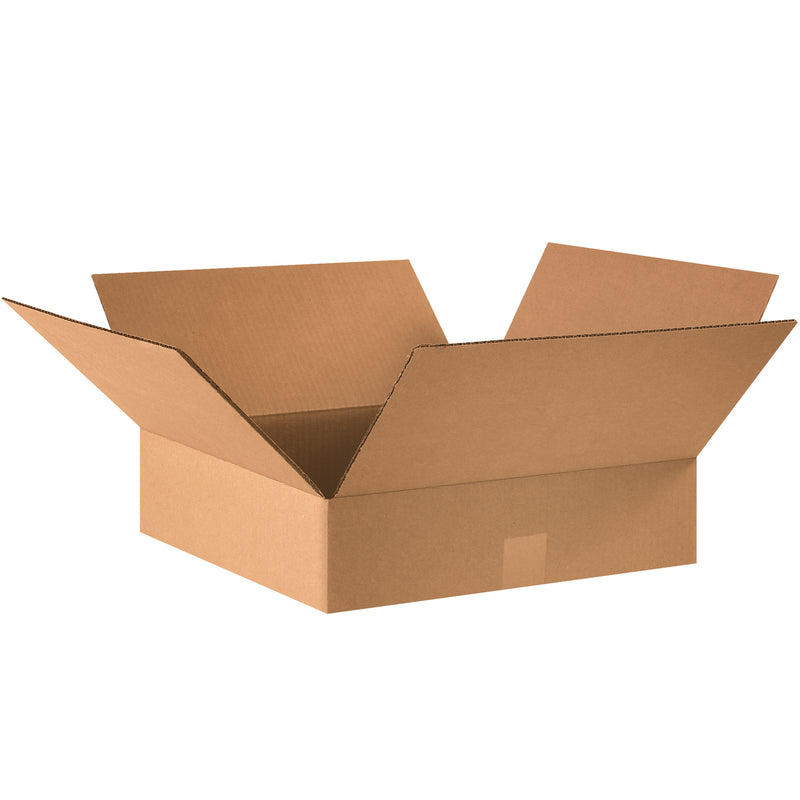 16 x 16 x 4" Flat Corrugated Boxes (16164) Bundle Of 25