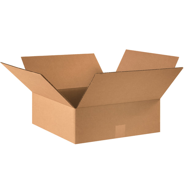 16 x 16 x 5" Flat Corrugated Boxes (16165) Bundle Of 25