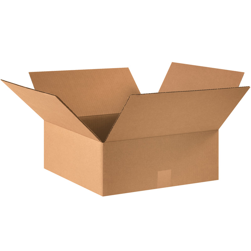 16 x 16 x 6" Flat Corrugated Boxes (16166) Bundle Of 25
