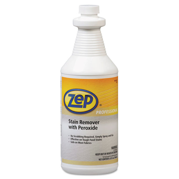 Zep Professional® Stain Remover with Peroxide, Quart Bottle, 6/Carton (ZPP1041705) Case of 6