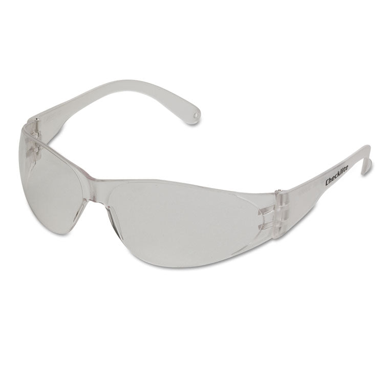 MCR™ Safety Checklite Safety Glasses, Clear Frame, Anti-Fog Lens (CRWCL110AF)