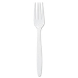 SOLO® Guildware Extra Heavyweight Plastic Cutlery, Forks, White, 100/Box (SCCGBX5FW0007BX)
