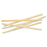 Eco-Products® Renewable Wooden Stir Sticks, 7", 1,000/Pack, 10 Packs/Carton (ECONTSTC10CCT) Case of 10000