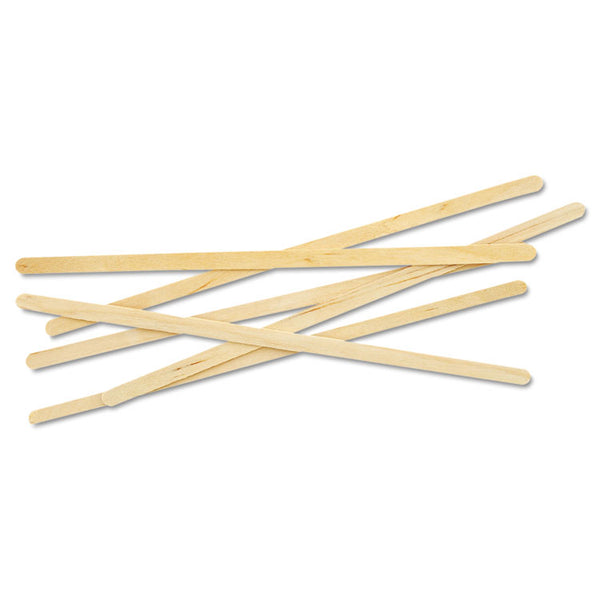 Eco-Products® Renewable Wooden Stir Sticks, 7", 1,000/Pack, 10 Packs/Carton (ECONTSTC10CCT)