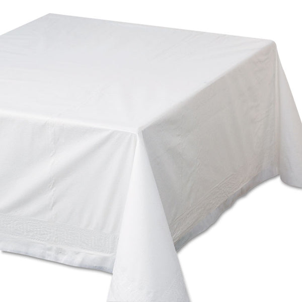 Hoffmaster® Tissue/Poly Tablecovers, 72" x 72", White, 25/Carton (HFM210066)