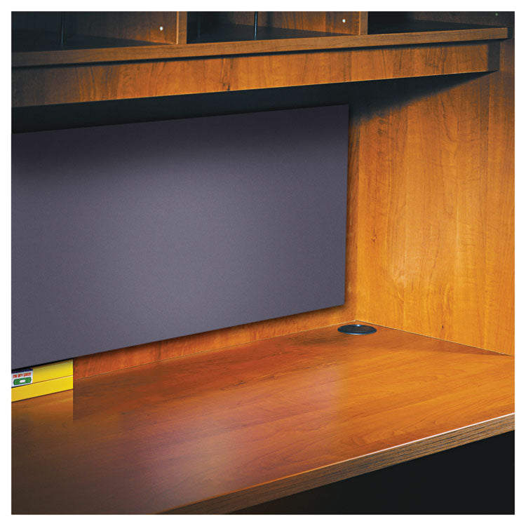 Alera® Alera Valencia Tackboard For Open Storage Hutch, 62.38w x 0.5d x 14h, Charcoal (ALEVA316614)