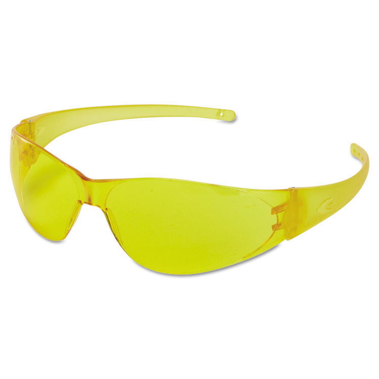 MCR™ Safety Checkmate Safety Glasses, Amber Temple, Amber Anti-Fog Lens (CRWCK114) Each