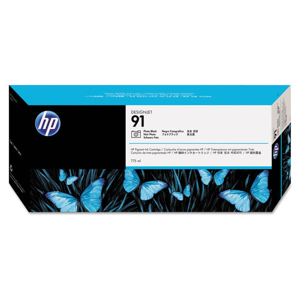 HP HP 91, (C9465A) Photo Black Original Ink Cartridge (HEWC9465A)