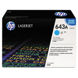 HP HP 643A, (Q5951A) Cyan Original LaserJet Toner Cartridge (HEWQ5951A) Each