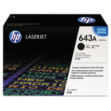 HP HP 643A, (Q5950A) Black Original LaserJet Toner Cartridge (HEWQ5950A) Each