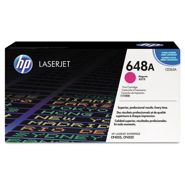 HP HP 648A, (CE263A) Magenta Original LaserJet Toner Cartridge (HEWCE263A)