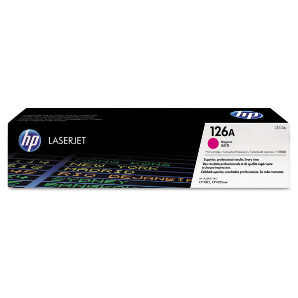 HP HP 126A, (CE313A) Magenta Original LaserJet Toner Cartridge (HEWCE313A)