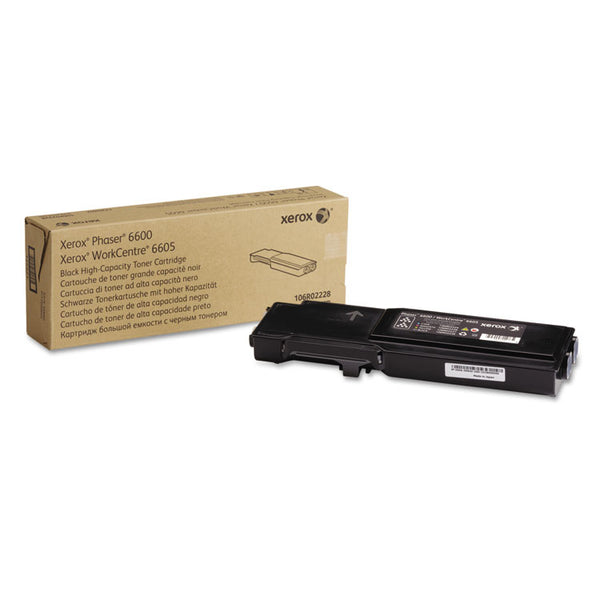 Xerox® 106R02228 High-Yield Toner, 8,000 Page-Yield, Black (XER106R02228)