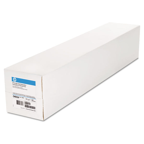 HP Everyday Matte Polypropylene Roll Film, 2" Core, 8 mil, 36" x 100 ft, White, 2 rolls/carton (HEWCH023A)