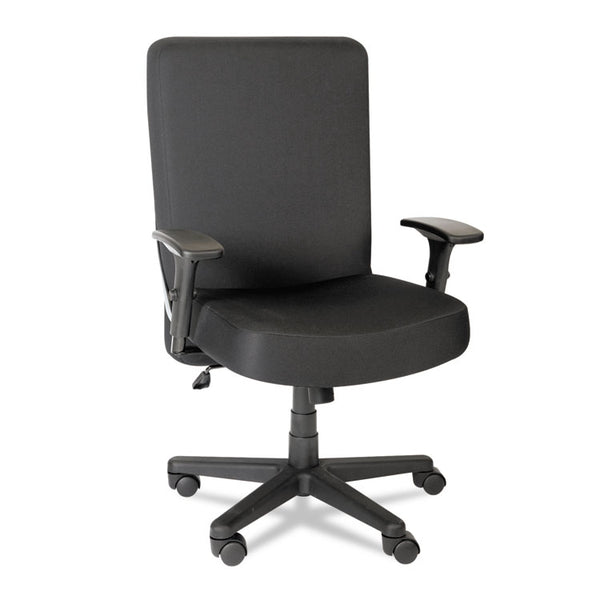 Alera® Alera XL Series Big/Tall High-Back Task Chair, Supports Up to 500 lb, 17.5" to 21" Seat Height, Black (ALECP110)