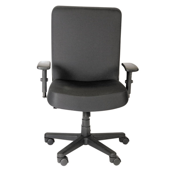 Alera® Alera XL Series Big/Tall High-Back Task Chair, Supports Up to 500 lb, 17.5" to 21" Seat Height, Black (ALECP110)