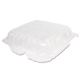 Dart® ClearSeal Hinged-Lid Plastic Containers, 3-Compartment, 9.4 x 8.9 x 3, Plastic, 100/Bag, 2 Bags/Carton (DCCC95PST3)