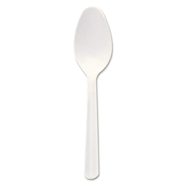 Dart® Bonus Polypropylene Cutlery, 5", Teaspoon, White (DCCS5BW)