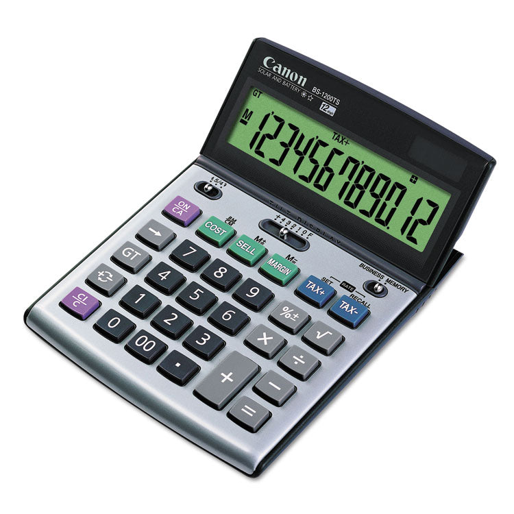 Canon® BS-1200TS Desktop Calculator, 12-Digit LCD (CNM8507A010)