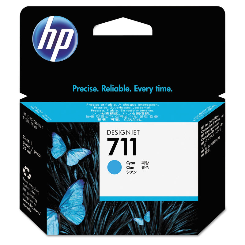 HP HP 711, (CZ130A) Cyan Original Ink Cartridge (HEWCZ130A)