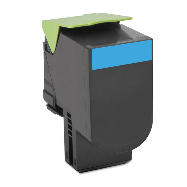 Lexmark™ 70C1HC0 Return Program High-Yield Toner, 3,000 Page-Yield, Cyan (LEX70C1HC0)