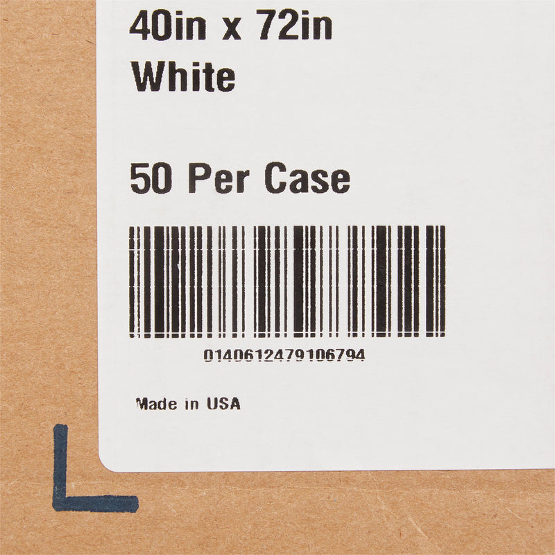 McKesson General Purpose Drape Physical Exam Drape 40 W X 72 L Inch NonSterile (145371_CS) 50/CS