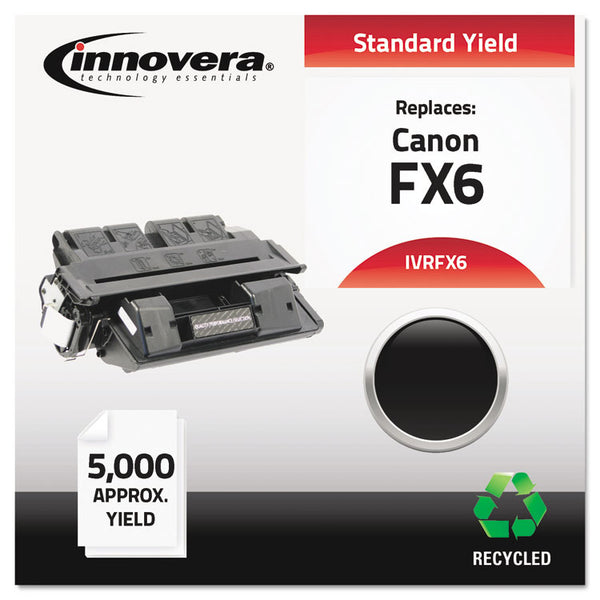 Innovera® Remanufactured Black Toner, Replacement for FX-6 (1559A002AA), 5,000 Page-Yield (IVRFX6) Each