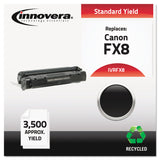 Innovera® Remanufactured Black Toner, Replacement for FX-8 (8955A001AA), 3,500 Page-Yield, Ships in 1-3 Business Days (IVRFX8) Each