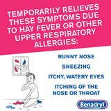 Benadryl® Allergy Relief 25 mg Strength Tablet 24 per Box (783320_CS) 576/CS