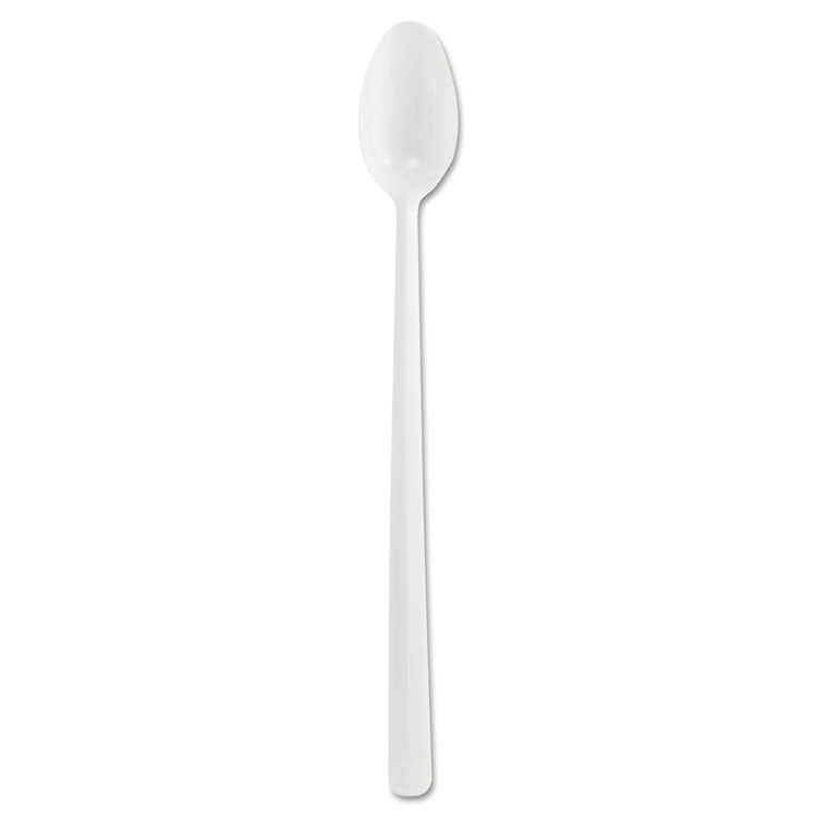 Dart® Bonus Polypropylene Utensils, 8", Spoon, White, 1000/Carton (DCCSO8BW)